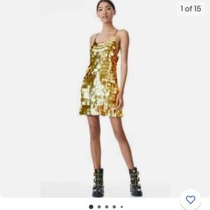Brand New Alice and Olivia embellished mini dress